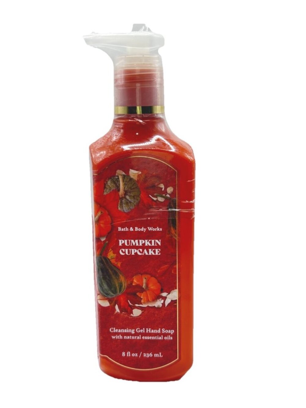 Bath & Body Works Pumpkin Cupcake Cleansing Gel Hand Soap 8 fl oz Fall Bakery